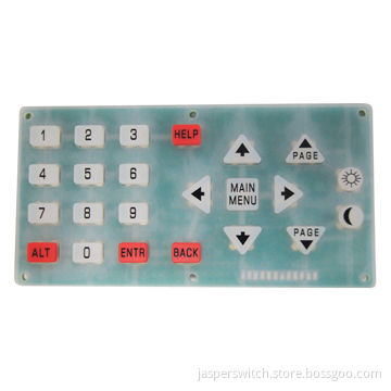 Silicone Rubber Keypad, Assembled to PCB Board